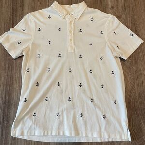 Polo Ralph Lauren Large Anchor Nautical Print Polo